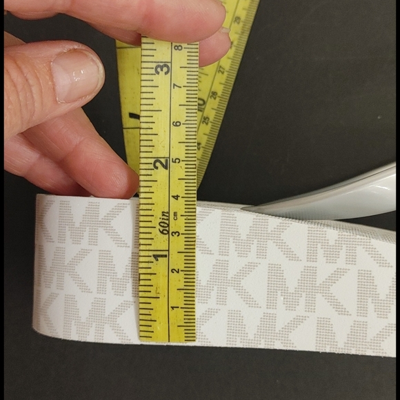 New Michael Kors Sandals wedge platform white silv - Picture 10 of 10